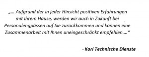 Business-Rezerenzen-Kori